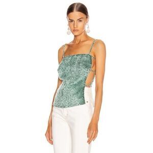 NWT CULT GAIA Simone Seafoam Top Small